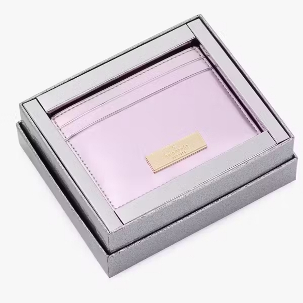 Kate Spade Quartz Pink Slim Card Case - Picture 4 of 12